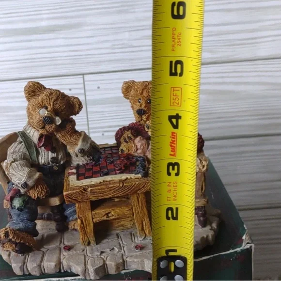 Boyds Bears Resin Figurine #2281 Grenville w/Matthew & Bailey Sunday Afternoon - Picture 6 of 6